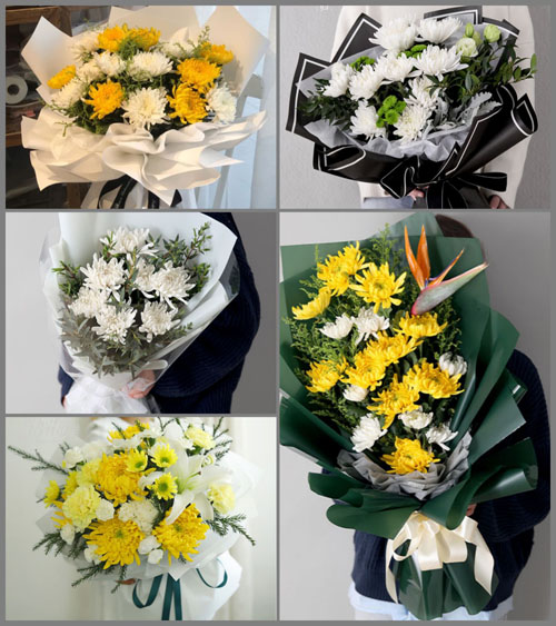 湖南张家界永定区茅岩河镇白事花束代送